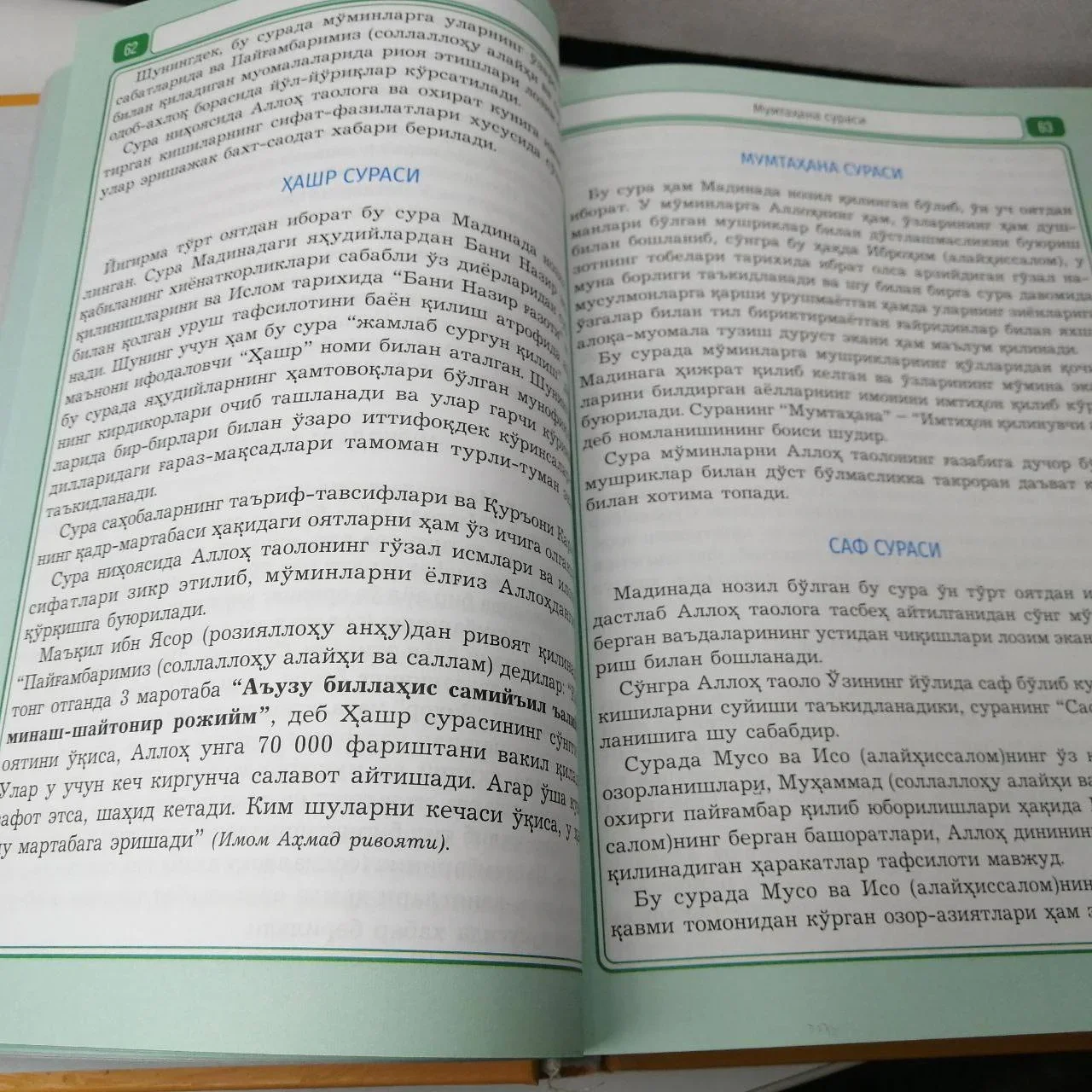 Qur’oni karimning mashhur suralari fazilati