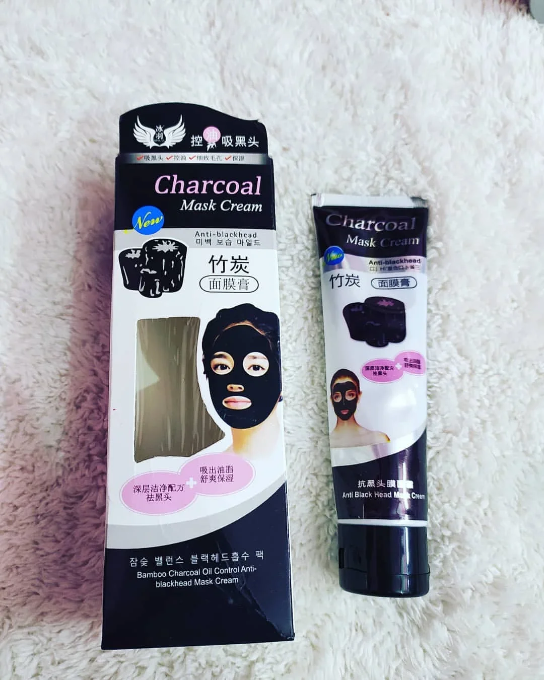Charcoal mask